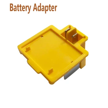 1/2VNT Baterijos Adapteris Keitiklis Makita Li-ion Baterija PASIDARYK pats Adapteris, Elektros Įrankiai, Geltona Jungtys elektriniai Įrankiai