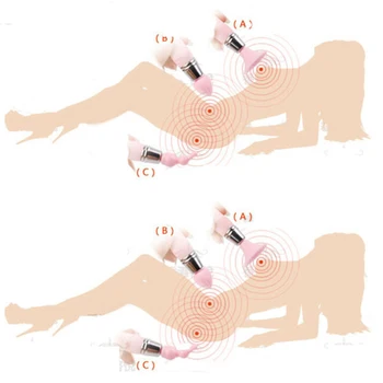 1 Komplektas 3 in 1 Vibratoriai, Elektros Dual Klitorio Stimuliatorius Gyvis Spenelių Gyvis Stimuliacija Massager Vibrator Sekso Žaislai Moteris