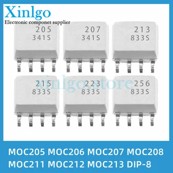 10VNT Optocoupler Naujas Originalus SOP-8 MOC205 MOC206 MOC207 MOC208 MOC211 MOC212 MOC213