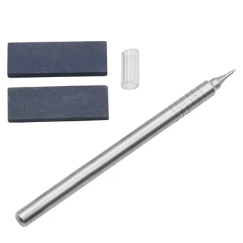 1Pcs Modelis Scriber Graviravimo Pieštuką Su 2vnt be poilsio Nerūdijančio Plieno 606 Popieriniai Įrankis Linija Apdorojimo Rankiniai įrankiai