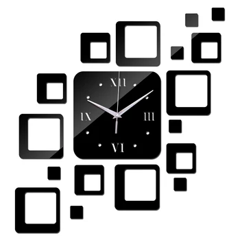 2020 pardavimas naujų sieninis laikrodis laikrodžiai namo kambarį, kvarcas, akrilas šiuolaikinės apdailos žiūrėti 3d lipdukai 