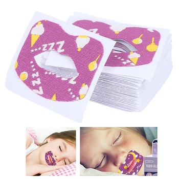 30Pcs/Box Anti-Knarkimas Lipdukai Vaikams Suaugusiųjų Nakties Miego Lūpų, Nosies Kvėpavimo Gerinti Pleistras Nagų Korekcija Galūnių Juosta