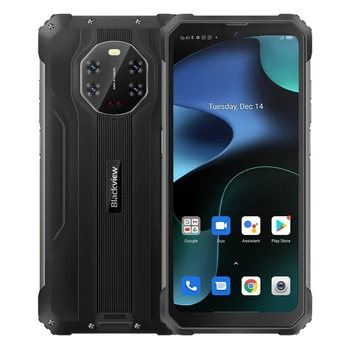 Blackview BV8800 Vandeniui Patikima Išmanųjį telefoną 8GB+128GB Gel G96 90Hz 20MP Naktinio Matymo 50MP Galinio vaizdo Kamera NFC Mobiliųjų 8380mAh
