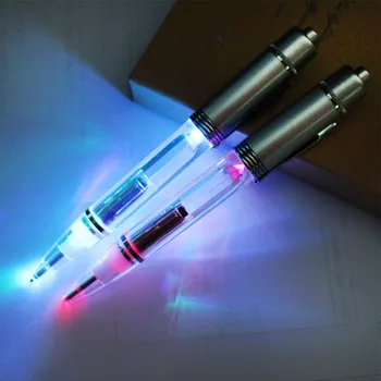 Custom mini mielas metalo šviesos pen LED šviesos elektroninių rašiklis, tušinukas cheappromotional dovanos schoolsupplies neutralus pen vieno