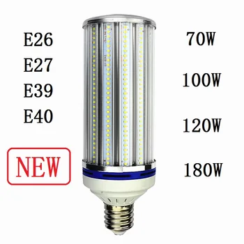 E26 E39 Kukurūzų Lempos, E27 E40 gatvių apšvietimo 70W 120W 100W 180W LED Lemputės Šviesa Šalta Šilta Balta pramonės aukštos bay Dėmesio 2vnt