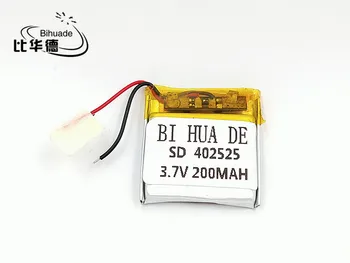 Litro energijos baterija 3,7 V ličio polimerų baterija 402525 200MAH 