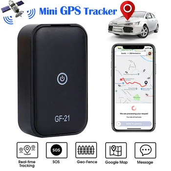 Mini GPS Seklys GF21 GF09 GF07 Automobilių Tracker Transporto priemonės, GPS Locator Anti-Lost Įrašymas Klausymas Smart Sekimo Įrenginys Auto Dalys