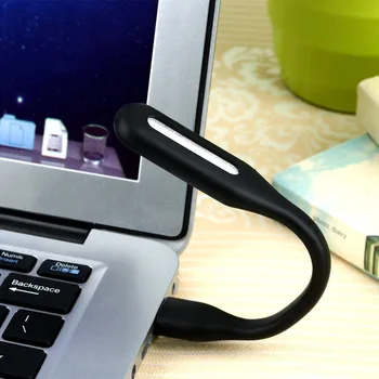 Mini Kolonėlė Lankstus USB LED Šviesos Lempos Powerbank KOMPIUTERIO Notepad Puikus už Naktį Darbo Knygos Skaitymo Šviesos Lempos