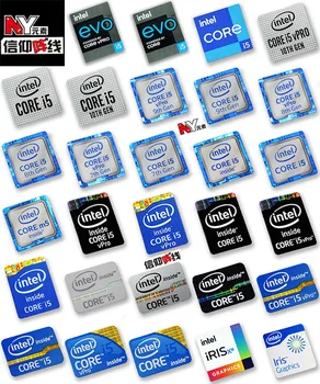 Originalus Core i5 1 2 3 4 5 6 7 8 9 10 Kartos Nešiojamas Darbalaukio Etiketės CPU Lipdukas