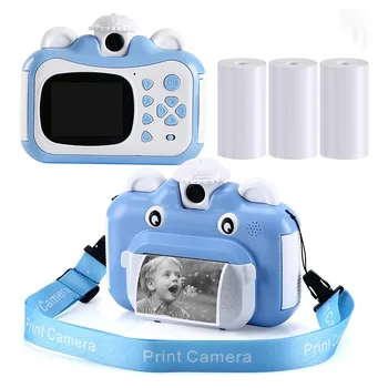 Vaikai momentinės vaizdo Kamera Vaikams Kameros 1080P Įkrovimo Skaitmeninio Fotoaparato, Mergaitės ir Berniukai, Vaizdo Kamera Chirstmas Gimtadienio Dovana