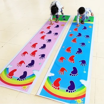 Vaikai, Rankų Ir Kojų Žaidimą Vaikams Šokinėja Kilimų Mat Vaikams Šokinėti Ant Grotelių Padėklas Šeimos Vaikų Darželio Patalpų Ir Lauko Komanda Žaislai