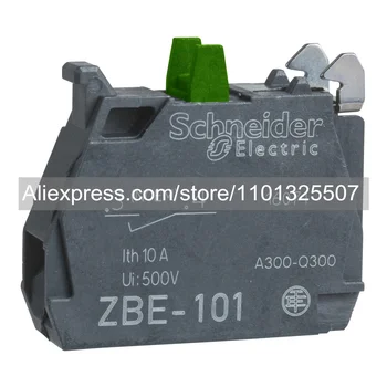 ZBE101 Schneider Electric Harmonijos XB4 kontaktinį blokas, sidabro lydinio, spaustuku terminalo, 1 NR.